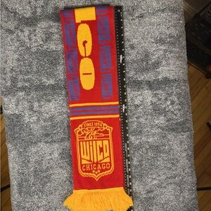 Wilco Chicago 2011 Tour Collectible Red and Yellow Scarf (A297)